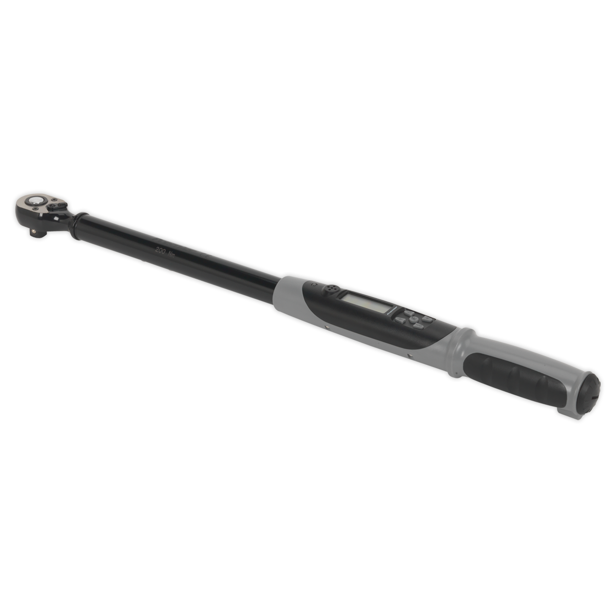 Sealey Angle Torque Wrench Digital 1/2"Sq Drive 20-200Nm(14.7-147.5lb.ft) Black Series