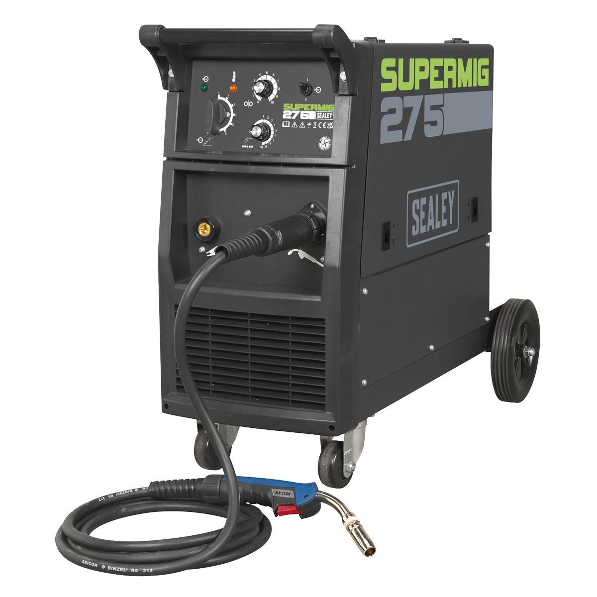 Sealey Professional MIG Welder 270Amp 230V with Binzel® Euro Torch