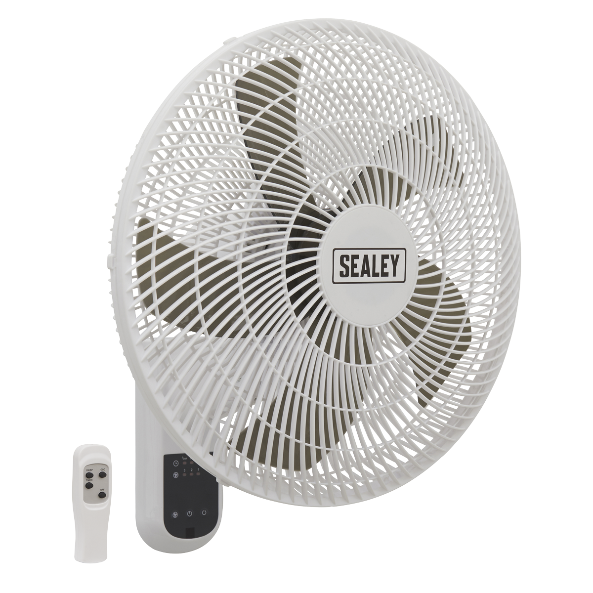 Sealey Wall Fan 3-Speed 16" with Remote Control 230V