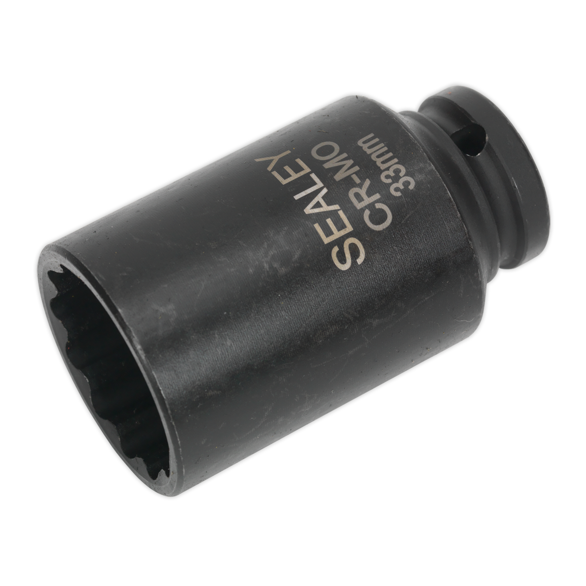 Sealey Impact Socket 33mm Bi-Hex Deep 1/2"Sq Drive