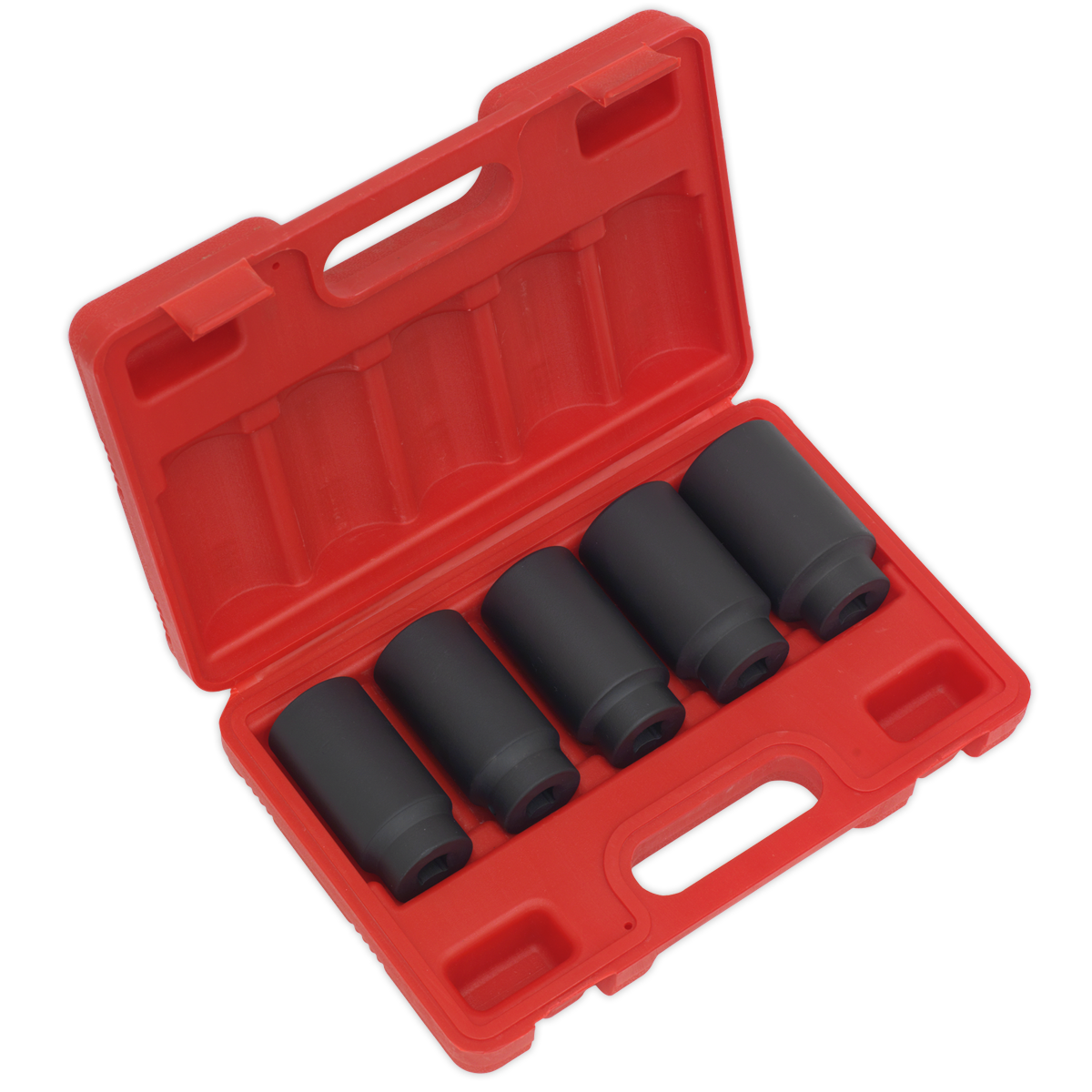 Sealey Impact Hub Nut Socket Set 5pc 1/2"Sq Drive