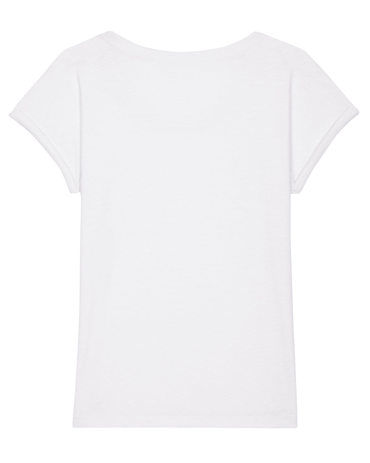 Stanley/Stella Women's Stella Rounders Slub Rolled Sleeve Slub T-Shirt (Sttw112)