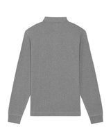 Stanley/Stella Prepster Long Sleeve Unisex Polo (Stpu332) - Mid Heather Grey