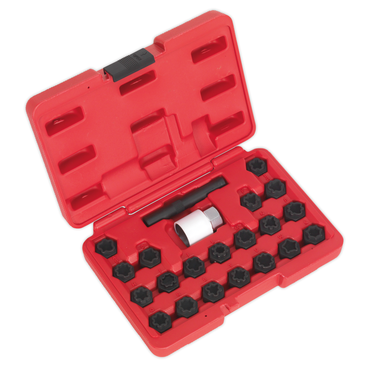 Sealey Locking Wheel Nut Key Set 22pc - Audi