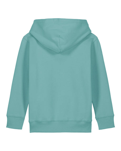 Stanley/Stella Kids Mini Cruiser 2.0 Iconic Hoodie Sweatshirt (Stsk180) - Teal Monstera