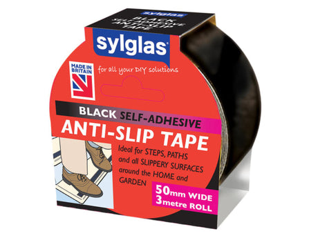 Sylglas Anti-Slip Tape 50mm x 3m Black