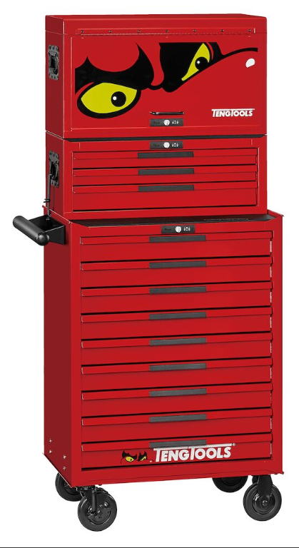 Teng Tools 26" PRO35 stack tool kit 753 pieces red