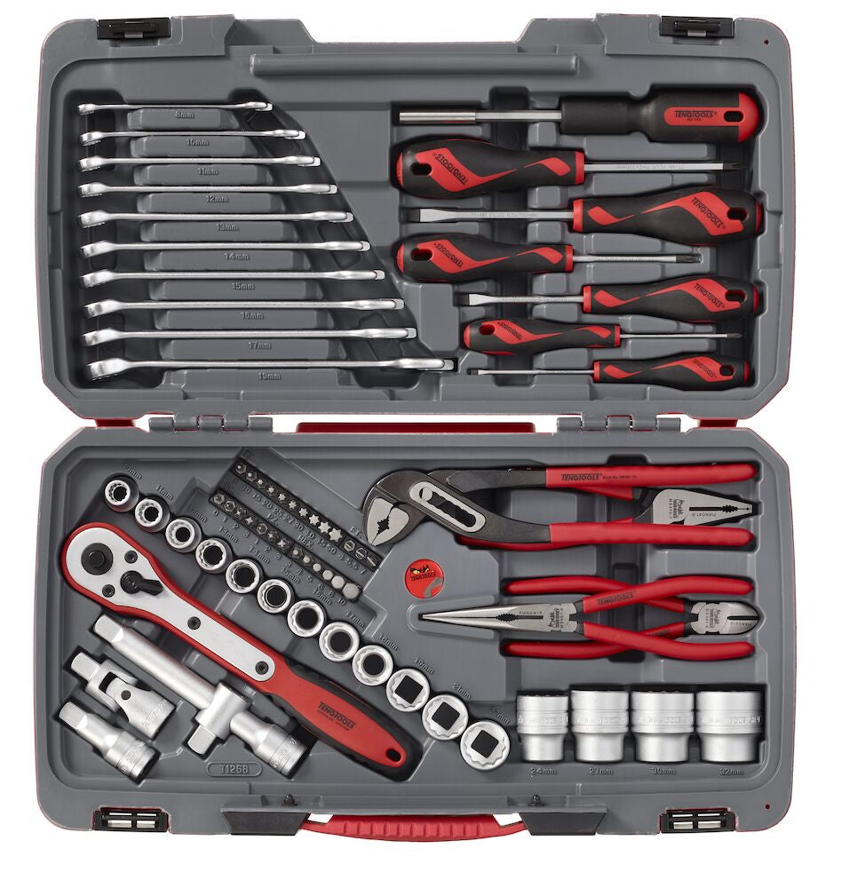 Teng Tools MECCA PRO 1/2" Socket & Tool Set 68 Pieces