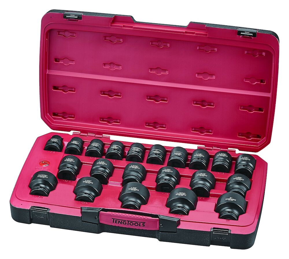 Teng Tools MECCA PRO 3/4" Impact Socket Set DIN AF 23 Pieces