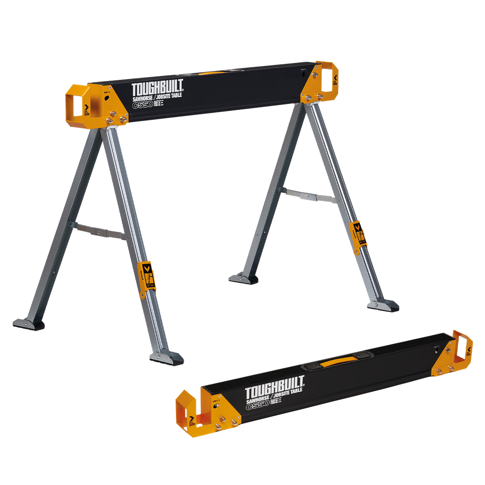 Toughbuilt 2-Pack C550 Sawhorse / Jobsite Tables