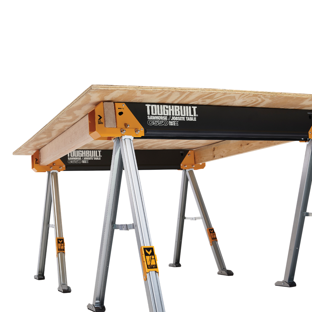 Toughbuilt 2-Pack C550 Sawhorse / Jobsite Tables