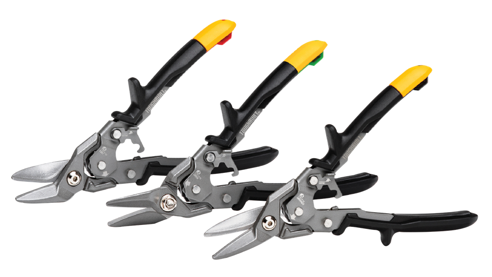 Toughbuilt 3pc Aviation Tin Snip Set (Left, Right & Straight Cut)