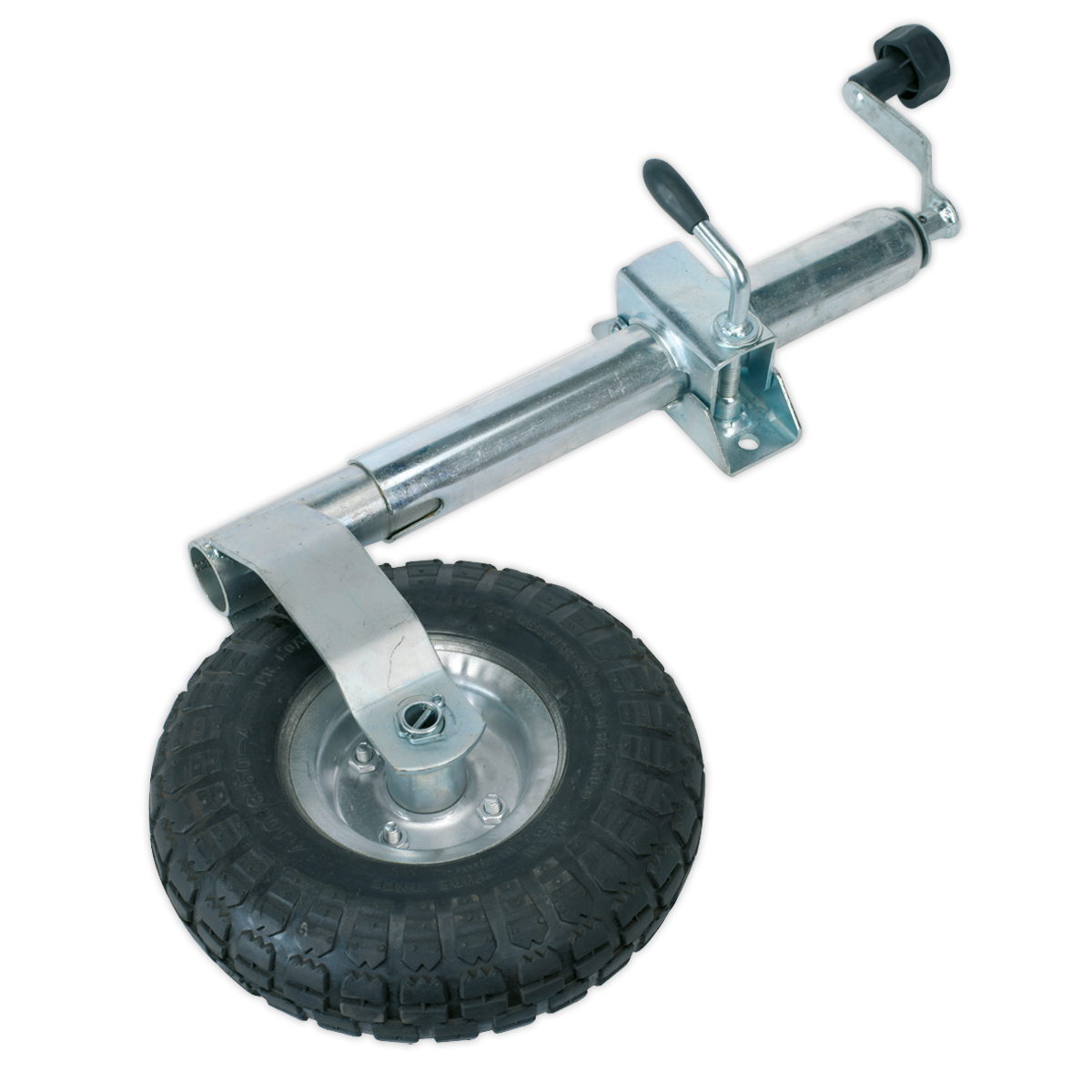 Sealey Jockey Wheel & Clamp Ø48mm - Ø260mm Pneumatic Wheel