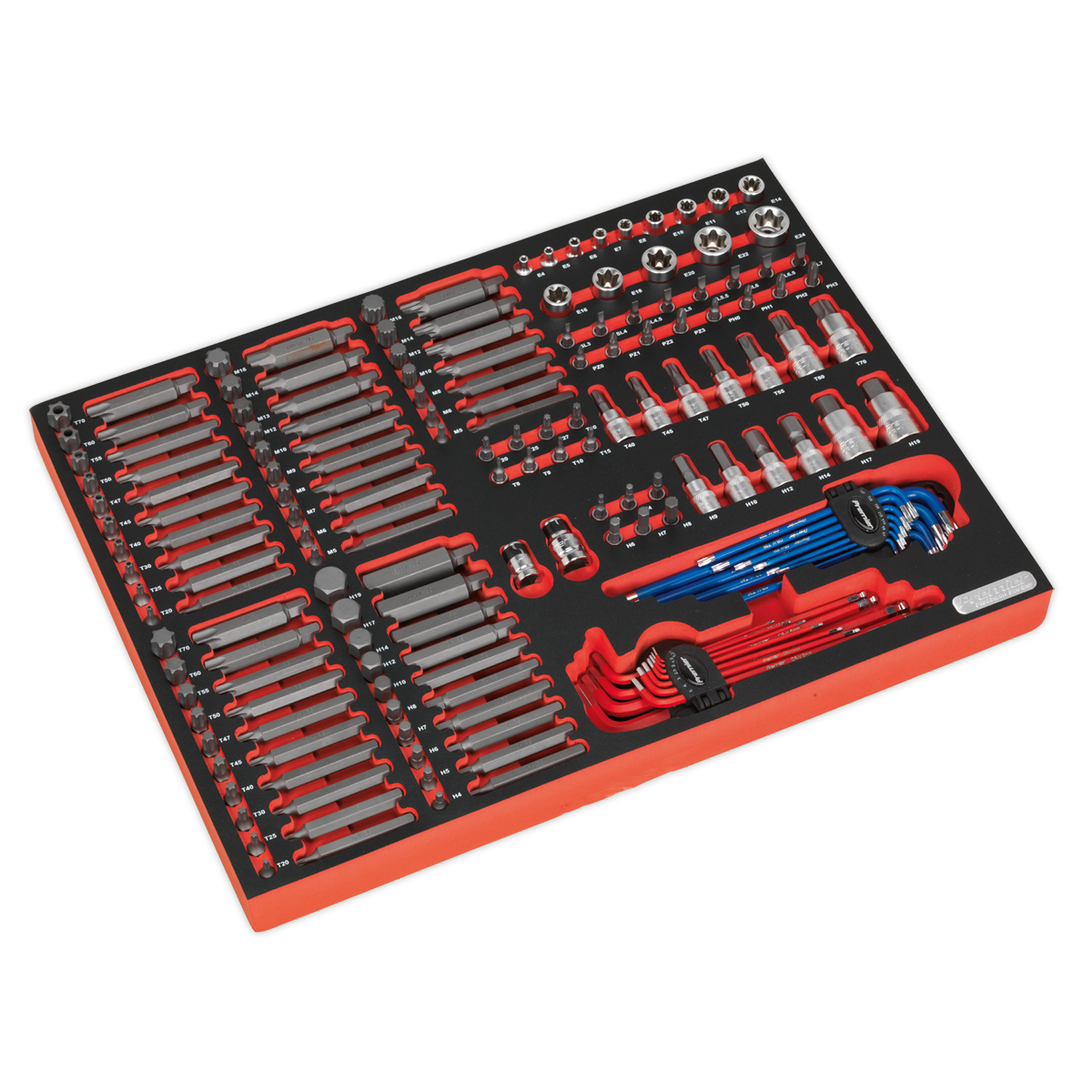 Sealey Tool Tray with Specialised Bits & Sockets 177pc