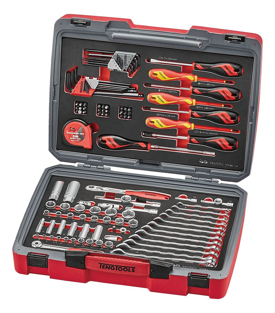 Teng Tools MECCA PRO TC-6T FOAM Tool Kit 112 Pieces