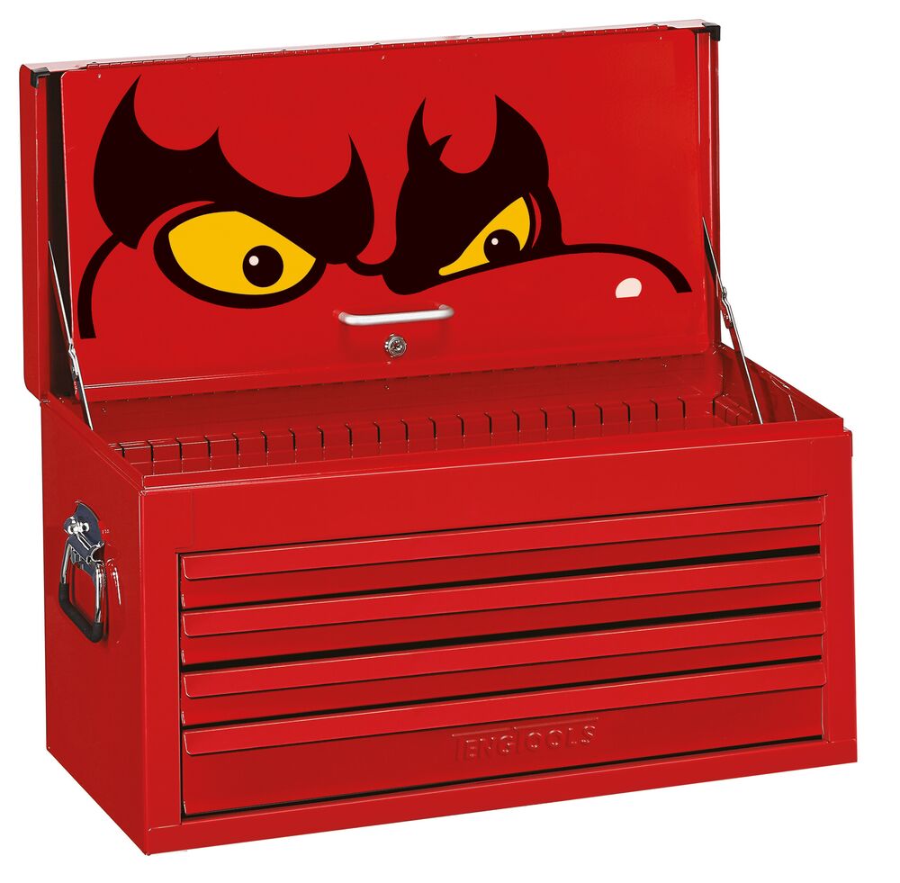 Teng Tools 26" Classic Tool Chest 4 Drawer Red