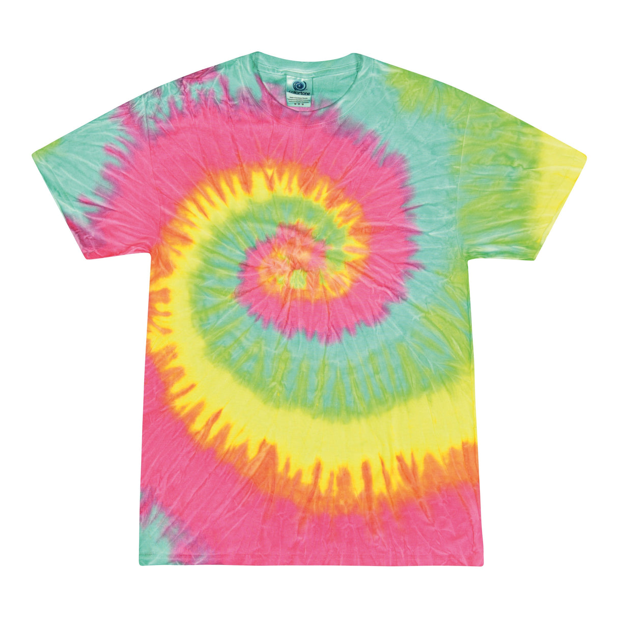 Colortone Tie-Dye Shirt - Minty Rainbow