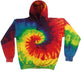 Colortone Rainbow Tie-Dye Hoodie