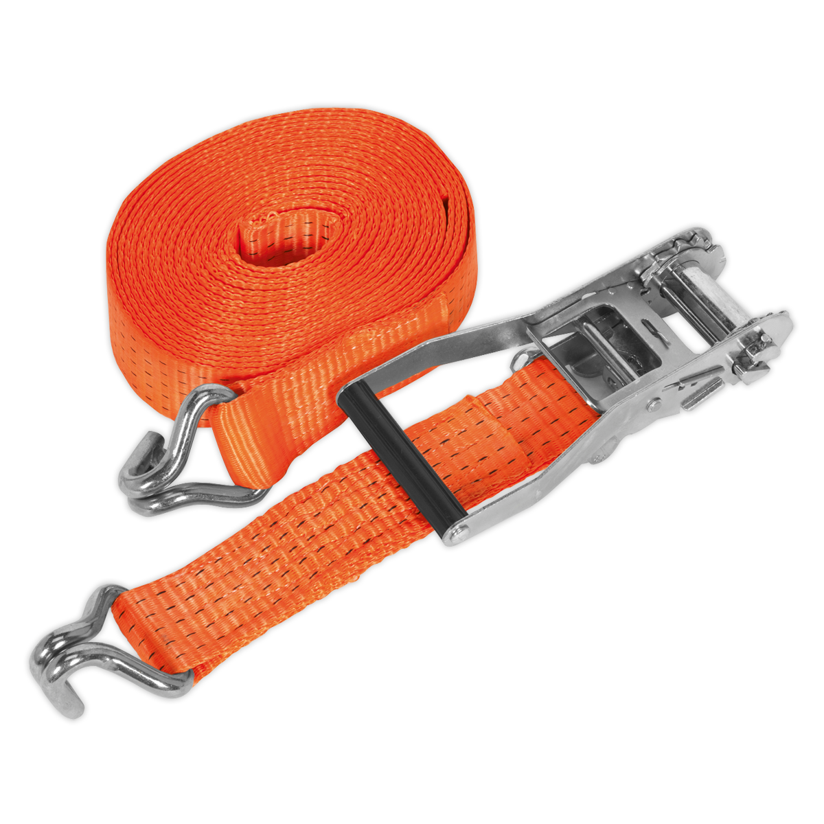 Sealey Ratchet Strap 50mm x 8m Polyester Webbing 5000kg Breaking Strength