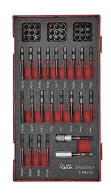 Teng Tools Impact Bit Set FOAM1 50 Pieces