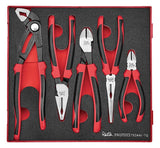 Teng Tools Plier Set TPR Grip Q FOAM2 5 Pieces