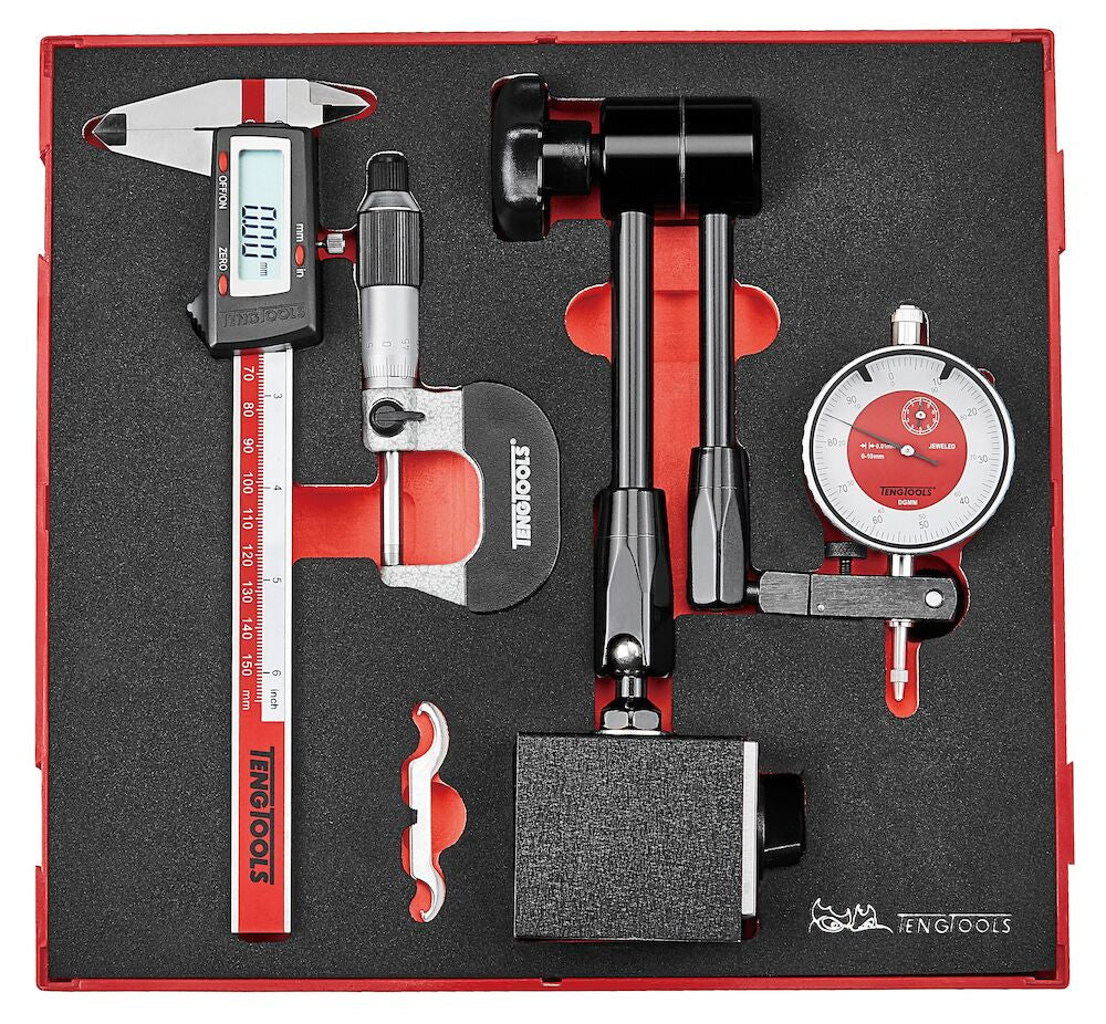 Teng Tools Measuring Tool Set FOAM2 3 Pieces