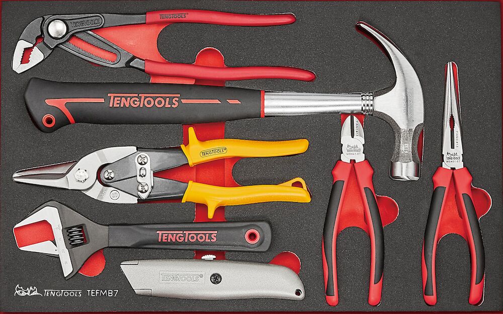 Teng Tools General Tool Set FOAM3 7 Pieces