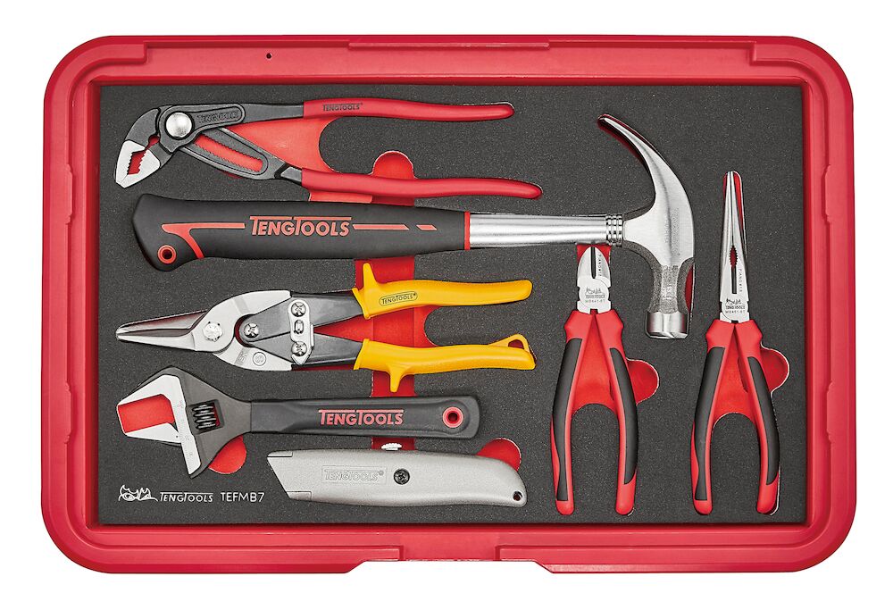 Teng Tools General Tool Set FOAM3 7 Pieces