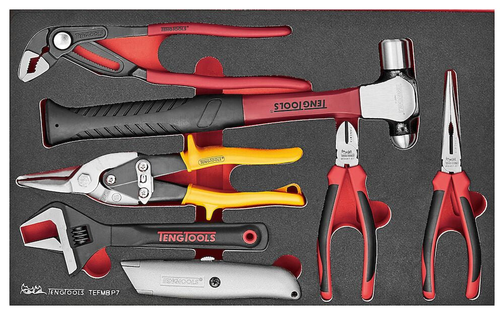 Teng Tools General Tool Set BP FOAM3 7 Pieces