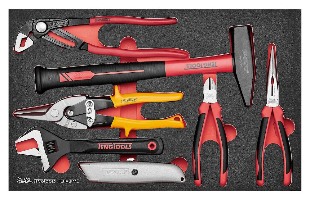 Teng Tools General Tool Set E FOAM3 7 Pieces