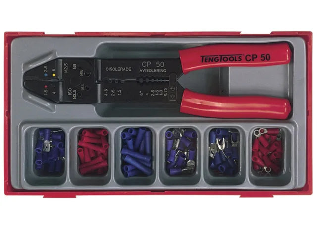 Teng TTCP121 Crimping Tool Set, 121 Piece