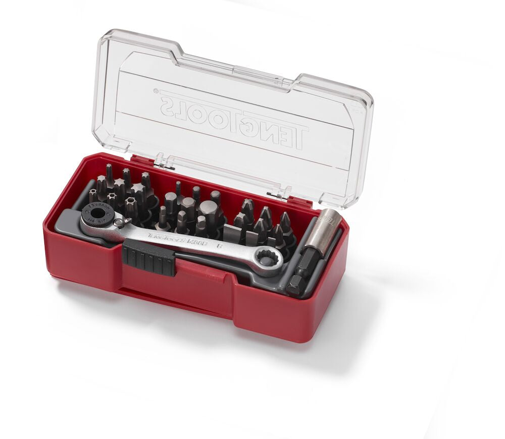 Teng Tools Bit Set With Belt Clip Mixed 29 Pieces