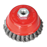 Sealey Twist Knot Wire Cup Brush Ø100mm M14 x 2mm