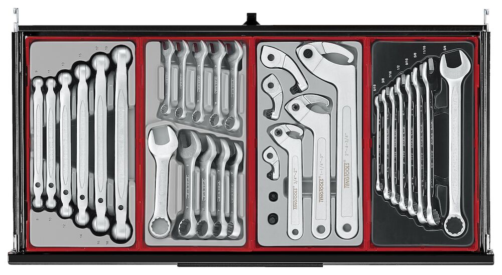 Teng Tools 26" PRO35 Mega Master tool kit 1033 pieces black