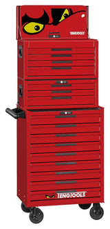 Teng Tools 26" PRO35 Mega Master tool kit, 1033 pieces, red