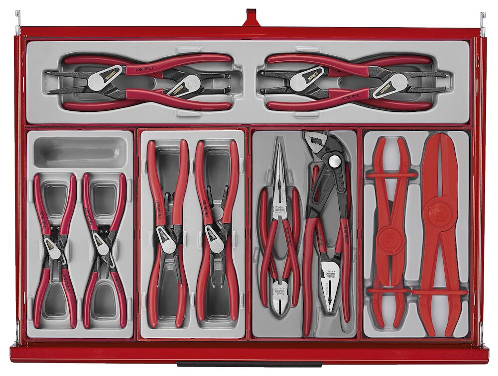 Teng Tools 26" PRO35 Mega Master tool kit, 1033 pieces, red