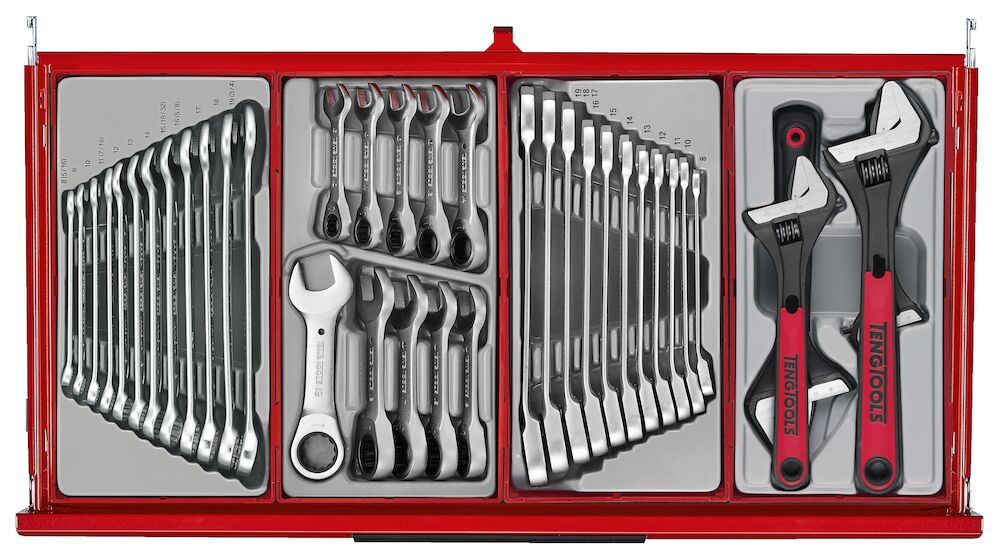 Teng Tools 26" PRO35 stack tool kit 1034 pieces red