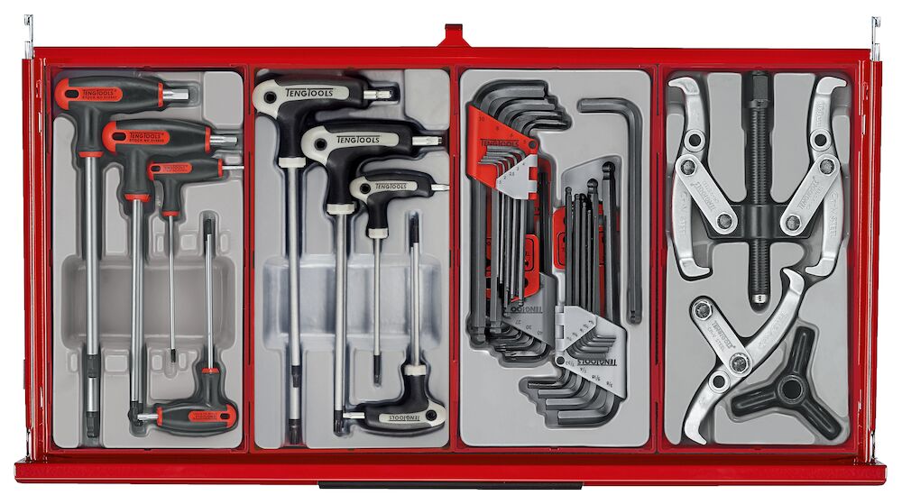 Teng Tools 26" PRO35 stack tool kit 1034 pieces red