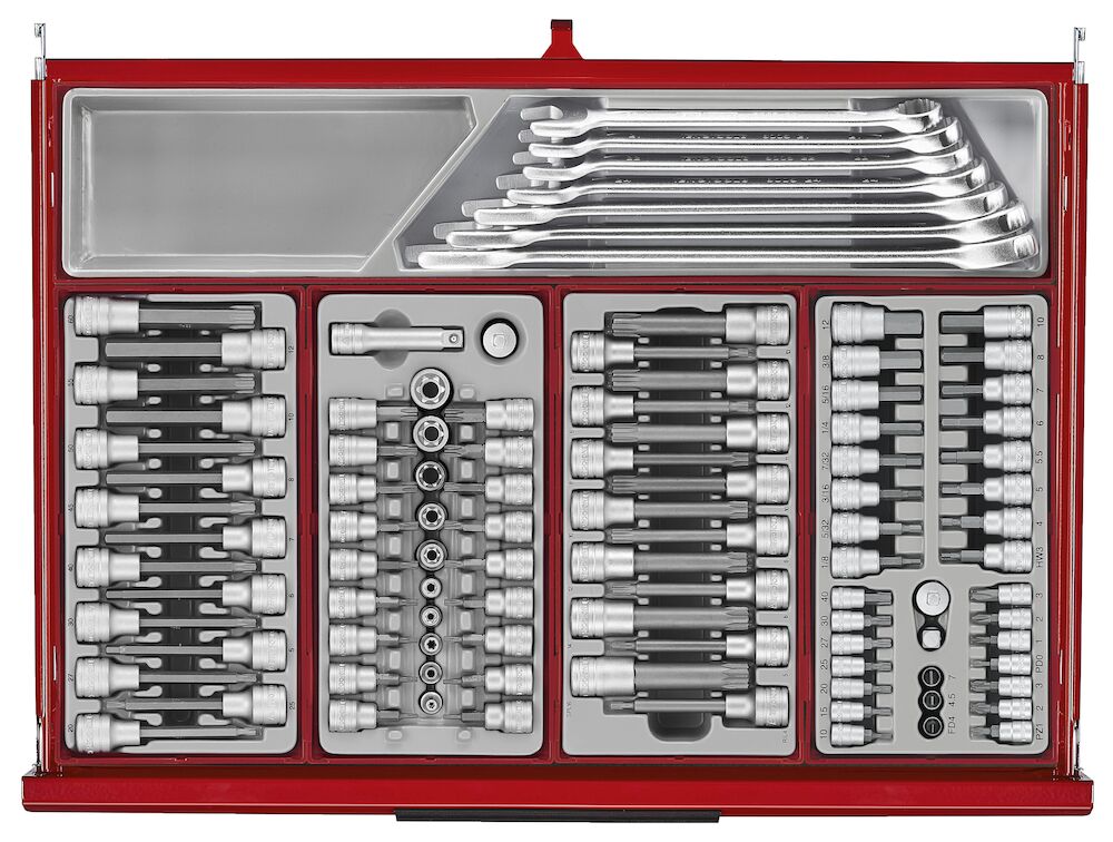 Teng Tools 26" PRO35 stack tool kit 1034 pieces red