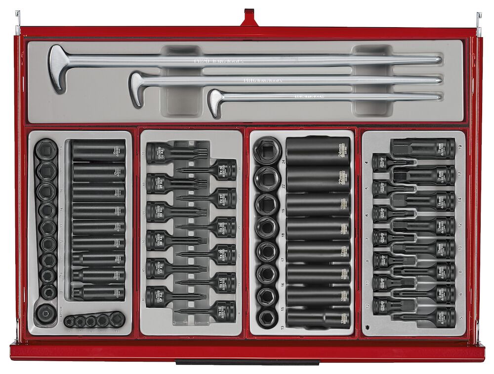 Teng Tools 26" PRO35 stack tool kit 1034 pieces red