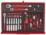 Teng Tools 26" PRO35 stack FOAM tool kit 418 pieces red