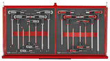 Teng Tools 26" PRO35 stack FOAM tool kit 418 pieces red