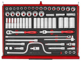 Teng Tools 26" PRO35 stack FOAM tool kit 528 pieces red