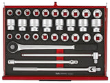 Teng Tools 26" PRO35 stack FOAM tool kit 528 pieces red