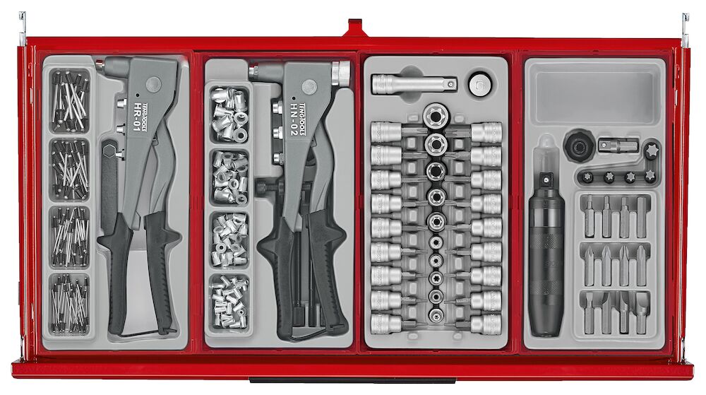 Teng Tools 26" PRO35 stack tool kit 753 pieces red