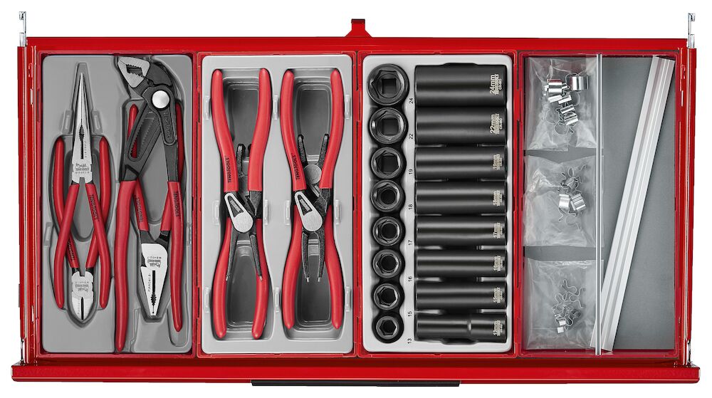 Teng Tools 26" PRO35 stack tool kit 753 pieces red