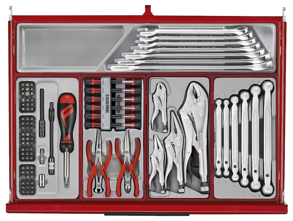 Teng Tools 26" PRO35 stack tool kit 753 pieces red