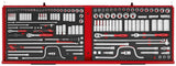 Teng Tools 53" PRO35 Monster stack FOAM tool kit 1133 pieces red