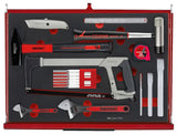 Teng Tools 53" PRO35 Monster stack FOAM tool kit 1133 pieces red