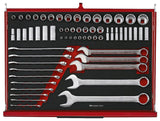 Teng Tools 53" PRO35 Monster stack FOAM tool kit 1133 pieces red